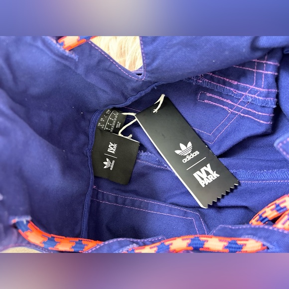 ADIDAS X IVY PARK Purple Belted Cargo Pants - Picture 9 of 10